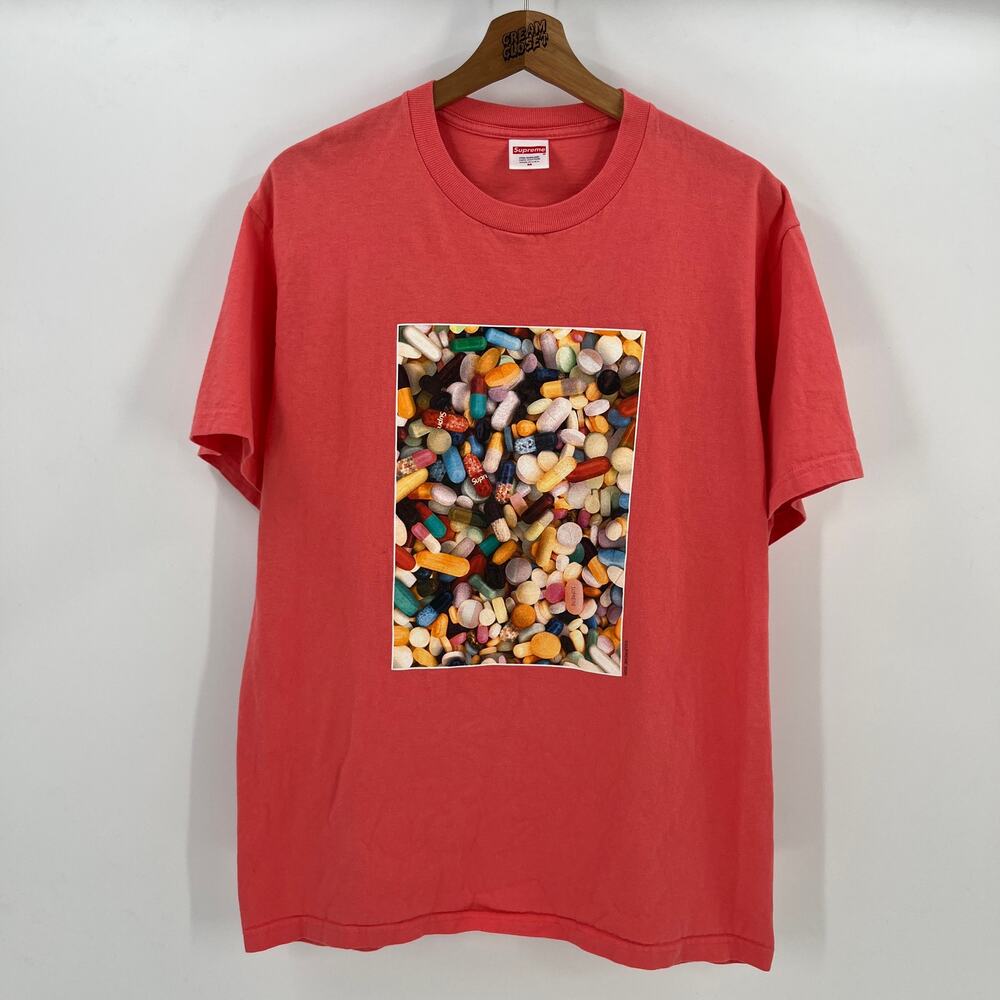 FW20 2020 Supreme NYC Pills Tee in Coral M